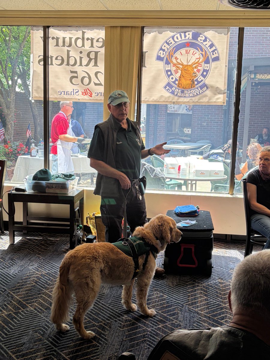 ECADServiceDogs's tweet photo. Charlie and Geyser joined the Waterbury Elks Riders #265 Memorial Ride and Cookout honoring Michelle Minicucci – a dog lover and voice for veterans.
Thank you to everyone who supported ECAD and helped carry her legacy forward.
#ECADServiceDogs #ServiceDogsForVeterans https://t.co/OdOZe4W3ql