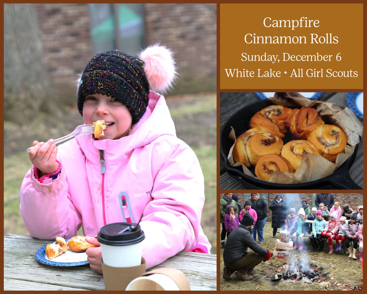 GSSEM's tweet photo. It's back! Join Chef Jake on December 6, for a cozy, hands-on cooking adventure where you'll learn to make cinnamon rolls from scratch over an open fire! 🍂🔥

REGISTER NOW: https://t.co/jMZztWQTcT https://t.co/U7x8UhbqUO