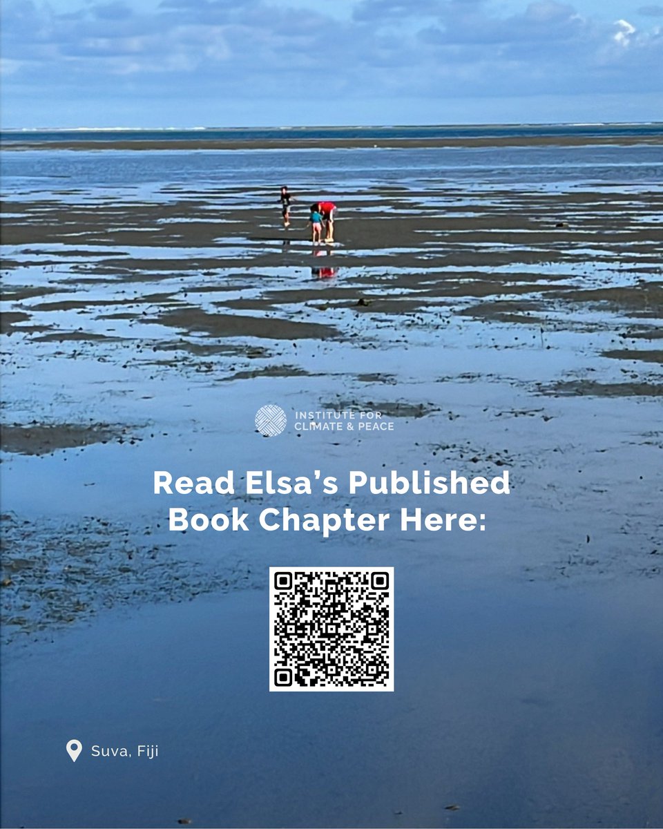 ClimateAndPeace's tweet photo. ICP Associate, Elsa Barron published a book chapter: “What is Lost Can Never be Found: Climate Change and Loss and Damage from Laudato Si to Tuākoi ‘Lei.” 

Check it out: 
https://t.co/pHntpEiaD3 https://t.co/9QNvbTRHUq