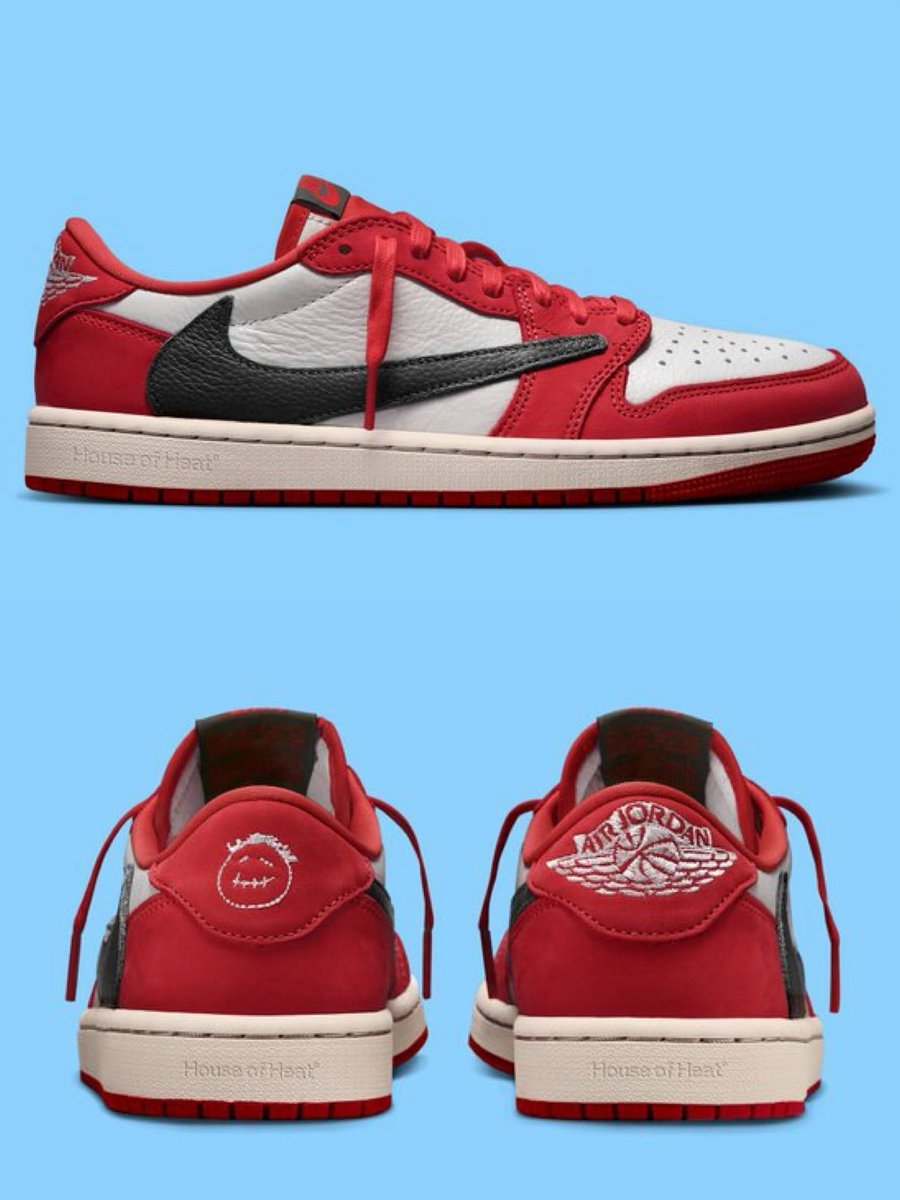 JustFreshKicks's tweet photo. Travis Scott x Air Jordan 1 Low OG “Chicago” Drops in 2027 🌵❤️ 

Details: https://t.co/bN0GpXEk1V https://t.co/9dCXPYu6de