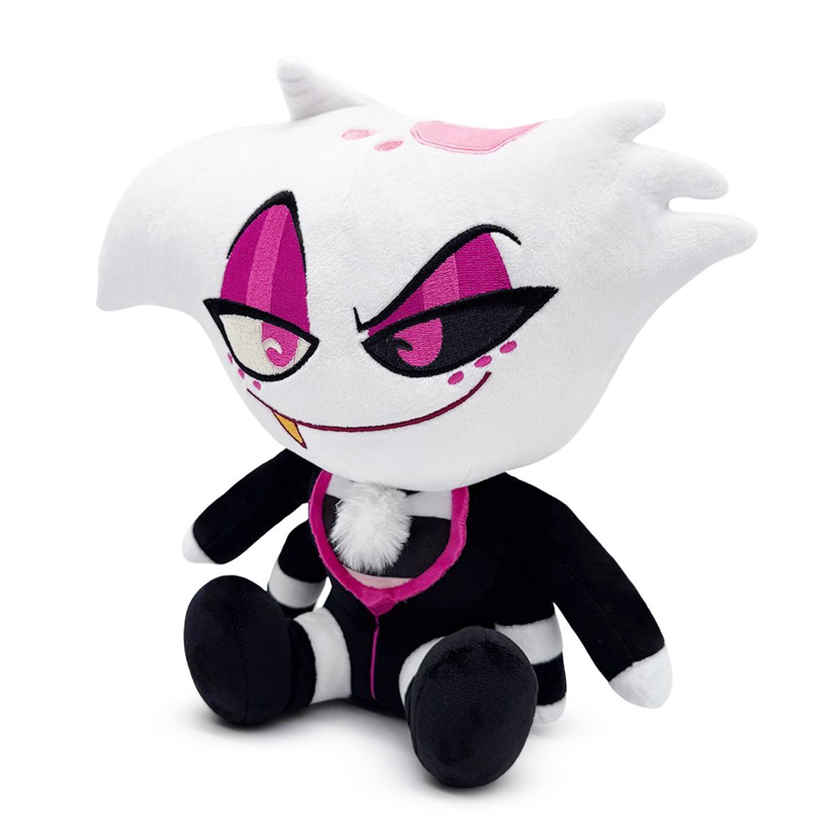 hazbintooz's tweet photo. You’ll be drowning in his poison 😈

The new Poison Angel Dust plushie is now available exclusively in store at @Spencers! https://t.co/8EnFX7Ra4V