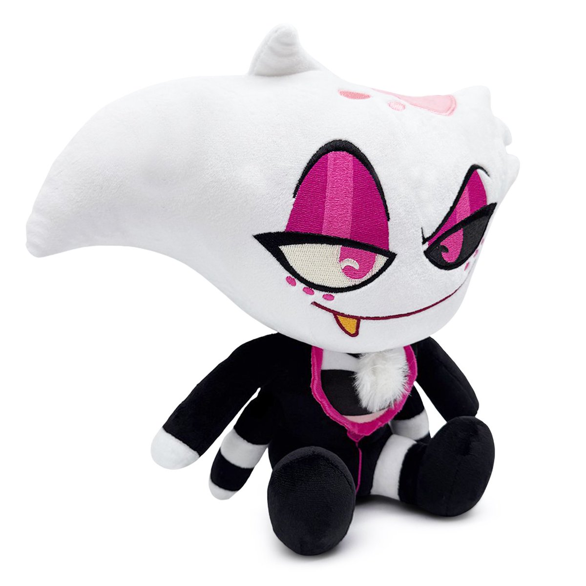 hazbintooz's tweet photo. You’ll be drowning in his poison 😈

The new Poison Angel Dust plushie is now available exclusively in store at @Spencers! https://t.co/8EnFX7Ra4V
