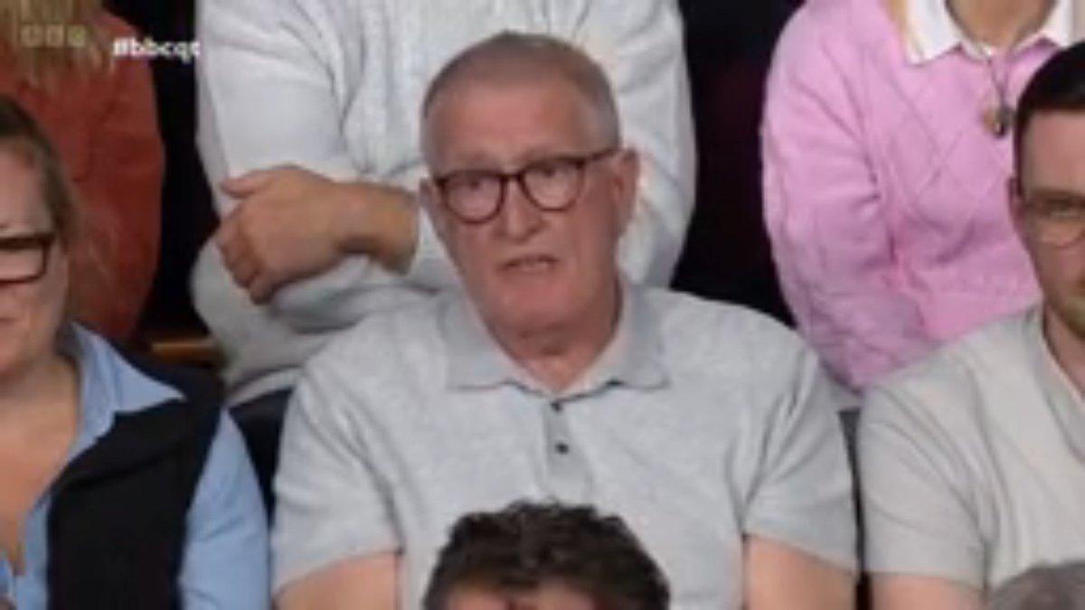 RickOShea54321's tweet photo. Take a bow, son!
#bbcqt #bbcquestiontime #questiontime https://t.co/P3fhPXZmYN