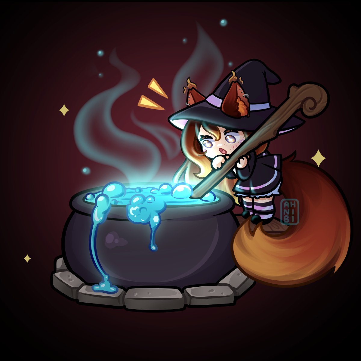PhoenyxVT's tweet photo. You're going into battle? I'll brew my strongest potion for you ~ 🍶🍃

#PhoenyxArt
🎨: @ahnibi https://t.co/pC9kmYeU0z