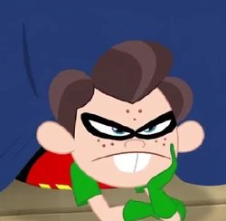DeathNoteGZ's tweet photo. @maarpersa @kings7823 Y lamentablemente no es la primera vez que dick grayson es humillado, lo mismo paso con Super hero girls, pero en defensa de este Dick es que es un niño de 10 años. https://t.co/tn8fNCHn3Y