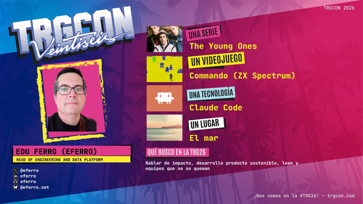 eferro's tweet photo. ¡ Nos vemos en la #TRG26 ! https://t.co/meqWi4W8n6