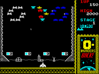 SpectrumAndRet1's tweet photo. O-Invaders Back! -ZX Spectrum-: https://t.co/FJ77yJjSrE https://t.co/wNLRGxcKwE