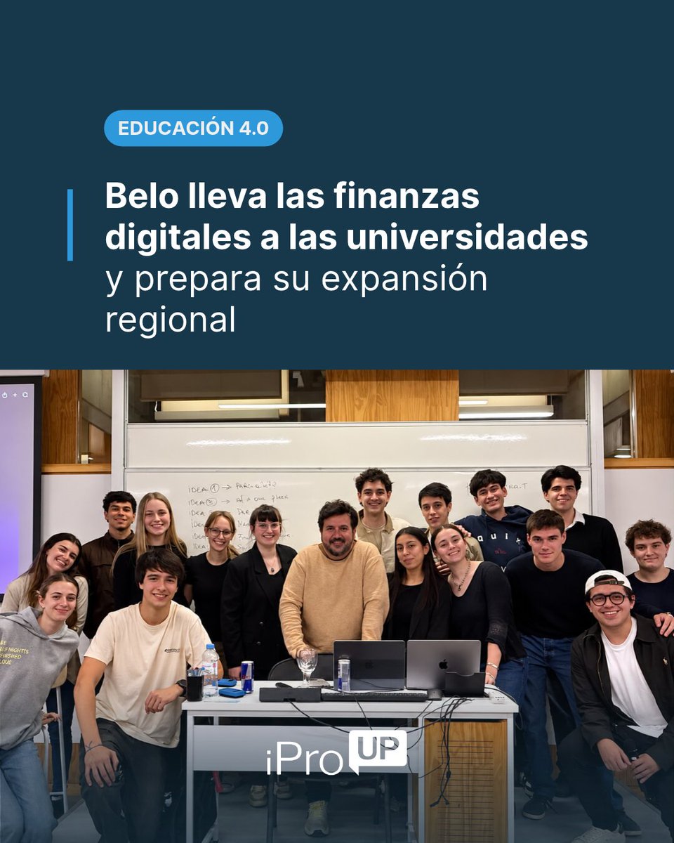 iproup's tweet photo. 🎓 Belo Campus alcanzó a más de 1.500 personas en su primer mes. La fintech prevé expandir el programa educativo a cinco países de la región en 2027.

📰 Leé la nota completa en el primer comentario 👇

#Belo #Fintech https://t.co/XgehDUNrRu