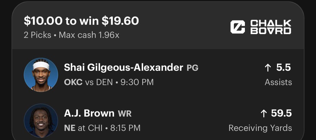NextLevelBets_'s tweet photo. BLESSING $$$$ TO SOMEONE WHO LIKES IF WE CASH❤️ 

Day 1 Chalkboard ladder challenge🪜 $10
➡️ $160:
$10
Day 1:❓

For a 100% deposit match up to $100 Use code NLB⬇️
https://t.co/13MvDBC4ZQ https://t.co/hJZt2aGRA9