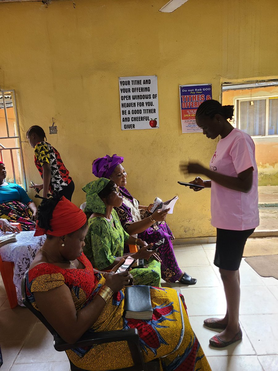 Nestora_Health's tweet photo. A step forward for Nestora Health! 💗

On 18 October, we took our maternal and reproductive health platform to Okitipupa, Ondo State, for our community pilot.

30 women participated, and 25 tested our MVP, completed onboarding, and shared feedback.
@iDICE_Nigeria https://t.co/cFmeMbECQo