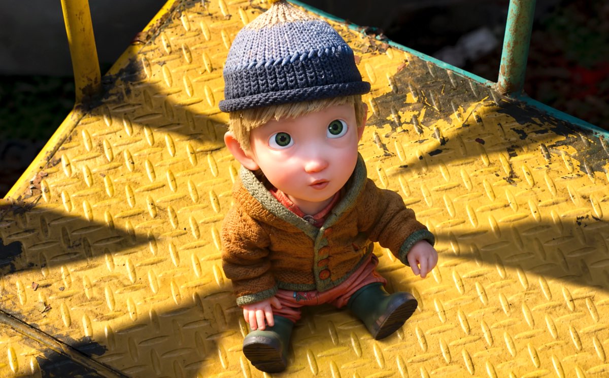 DiscussingFilm's tweet photo. Travis Knight reveals that the baby kidnap scene in ‘WILDWOOD’ is voiced by his own child screaming.

“This baby is screaming for his life in this sequence, well my son hated having his diaper changed. So when my wife changed his diaper I recorded him with my iPhone. That's what you’re hearing in the film.”