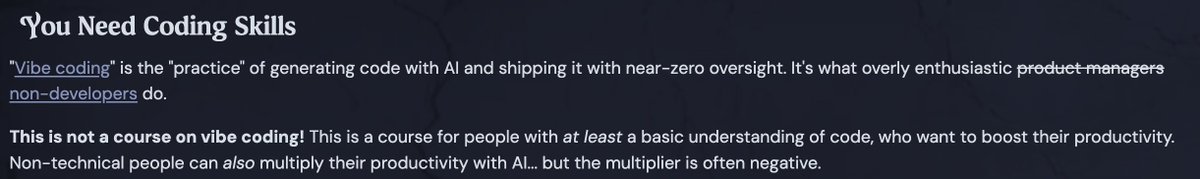 the_archer_712's tweet photo. Hahahaha

"Vibe coding" is the "practice" of generating code with AI and shipping it with near-zero oversight. I https://t.co/u1PKD6ITFf