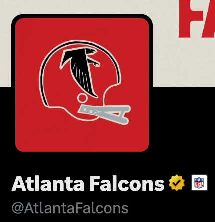 GoGoGoldWin's tweet photo. @AtlantaFalcons They changed it 😭😭 https://t.co/5ZeOjA7Mbl