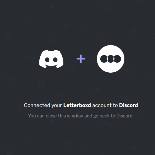 DiscordPreviews's tweet photo. The new Letterboxd Connection is now available on Discord! https://t.co/zjqFEfHj9h