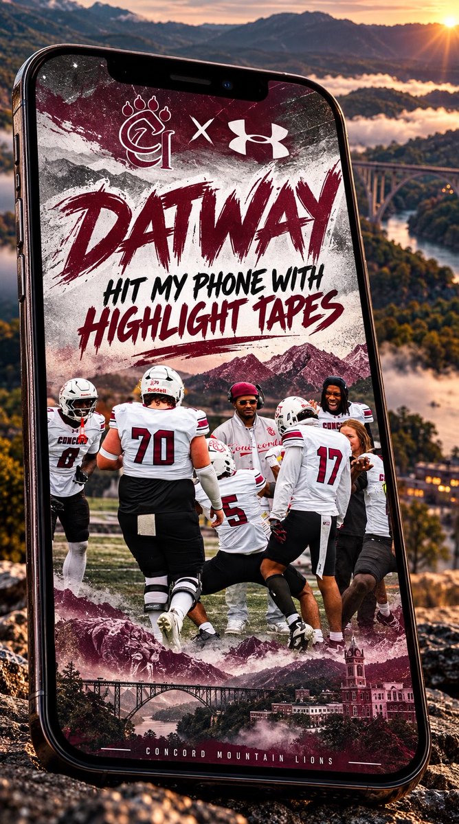 KHOWCU's tweet photo. ITS THAT TIME AGAIN🎬 DROP THEM TAPES‼️ GO GOOO🐾 @ConcordFootball https://t.co/xjgIBbCFKH