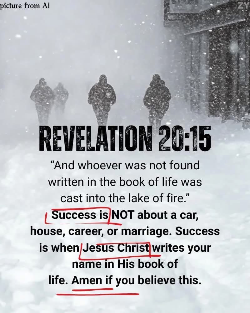 ChristIsComing5's tweet photo. Real Success https://t.co/jOao36pKpI