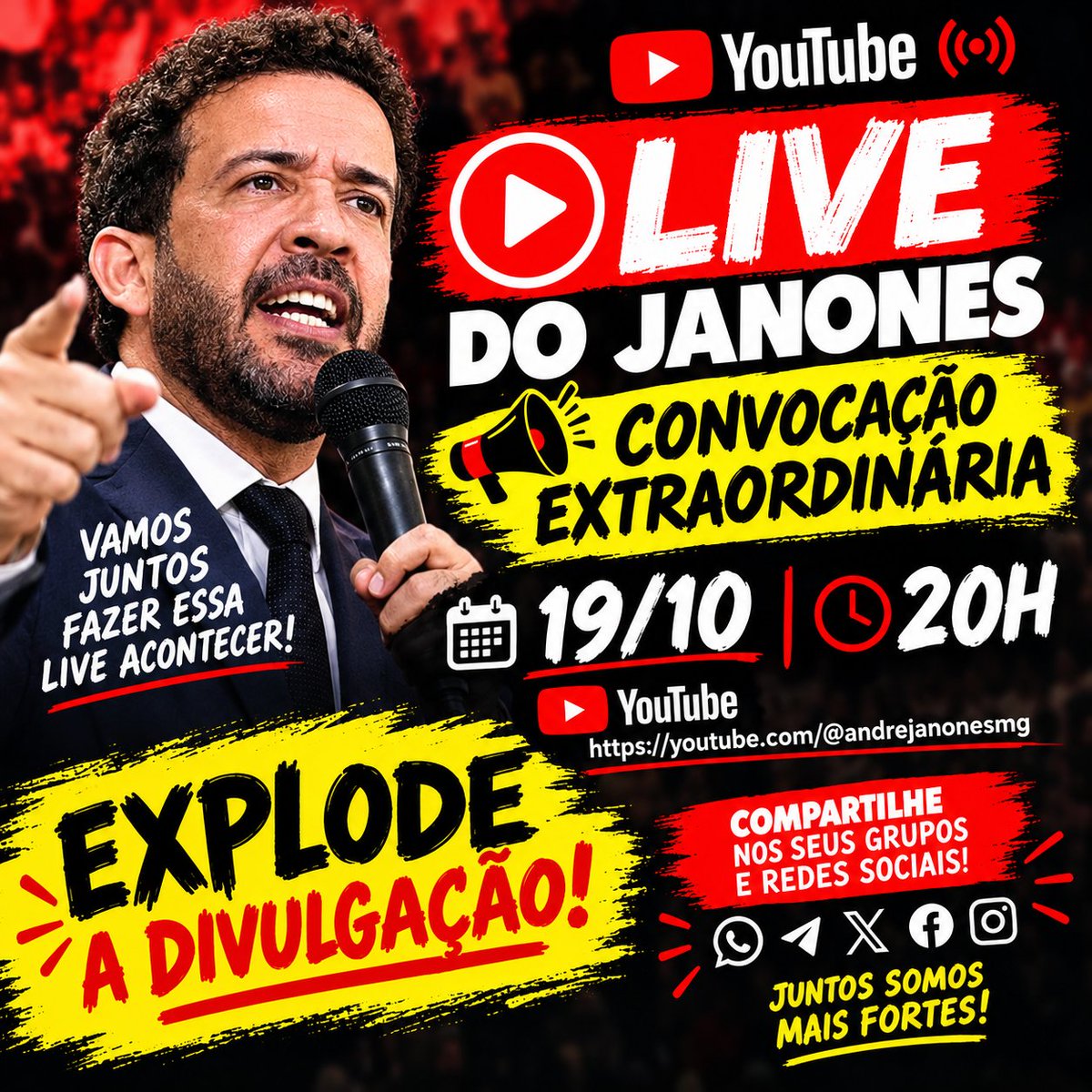 FPoliseni's tweet photo. @Lethicia_santox #EsquerdaDominouAsRedes
#EsquentaDaLiveDe24HS
#FlavioBolsonaroNaLancha
#JanonesELulaAoVivoAgora
#LulaAoVivoComSeuExercito https://t.co/uBrI3Xm4PT
