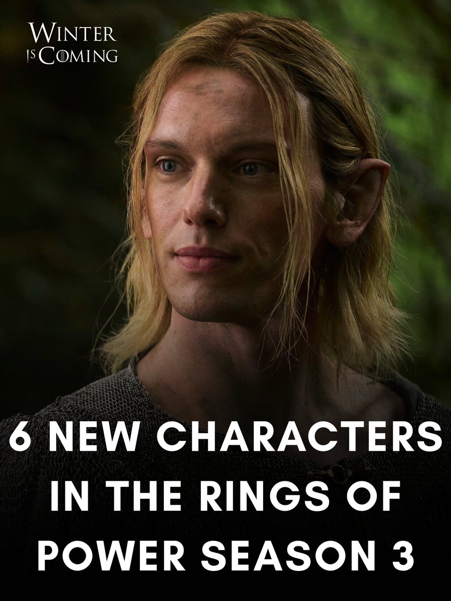 WiCnet's tweet photo. New heroes and villains will join the fray in #TheRingsOfPower's third season. Before it premieres, you'll want to get a handle on who they all are and how they fit into Middle-earth ⬇️ https://t.co/VFkla50nsd