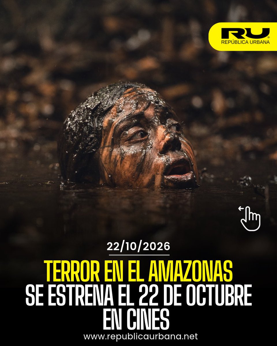 republica_urban's tweet photo. 🌿😱 ¡El terror llega desde el Amazonas!
Una historia llena de misterio, tensión y sucesos inquietantes que te mantendrán al borde del asiento. Terror en el Amazonas promete una experiencia que mezcla suspenso y miedo en medio de la selva.
#RepúblicaUrbana #TerrorEnElAmazonas https://t.co/NXxtN70Jjz