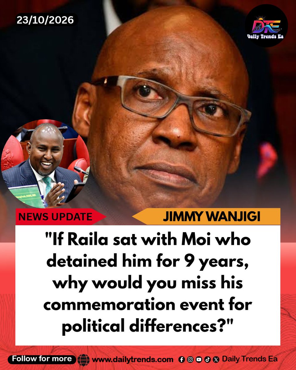 DailyTrendsEa's tweet photo. RAILA SAT WITH MOI WHO JAILED HIM FOR 9 YEARS
Why miss his commemoration over politics?

#TimeToChooseJesus #FormlessOpposition #SpecialThursdayWord #talantareadyforafcon #DeliveringHomeAndAway Clueless Alternative Rutos COMESA Successes Scheming Lawyers ruto delivers talanta Carrick