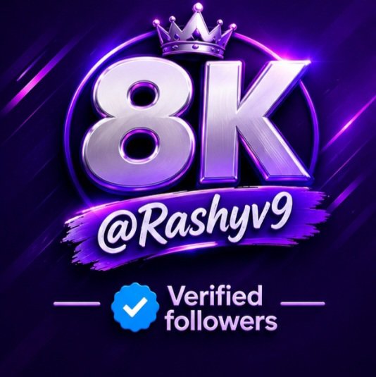 Rashyv9's tweet photo. If you Need 8k++ followers 

Just Say >>> Help

I will give your page a b00st https://t.co/zXZl1gtmmT