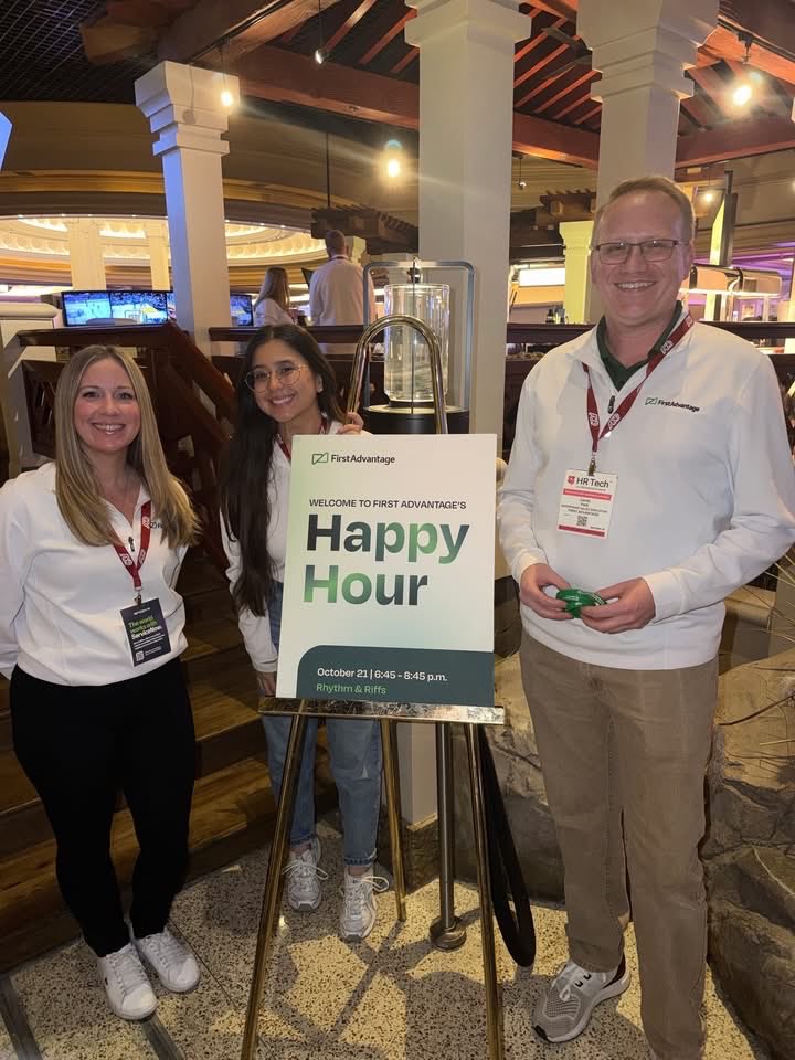 firstadvantage's tweet photo. It's not @HRTechConf without a First Advantage Happy Hour. 🍹
Thank you to our customers, partners, and friends who joined us for an intimate evening of connection at Rhythm & Riffs Lounge.
#HRTech2026 https://t.co/5xpD7QhmNj