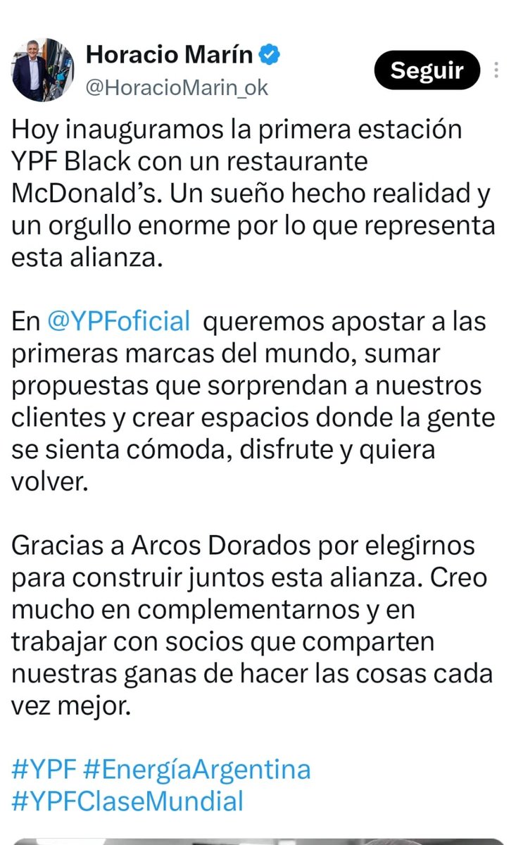 hernanletcher's tweet photo. Marín en 2025: "Vamos a vender más hamburguesas que McDonald's".
Tres doritos después:
"Gracias McDonald's por elegirnos en  esta alianza". https://t.co/PcjlbsWPrp