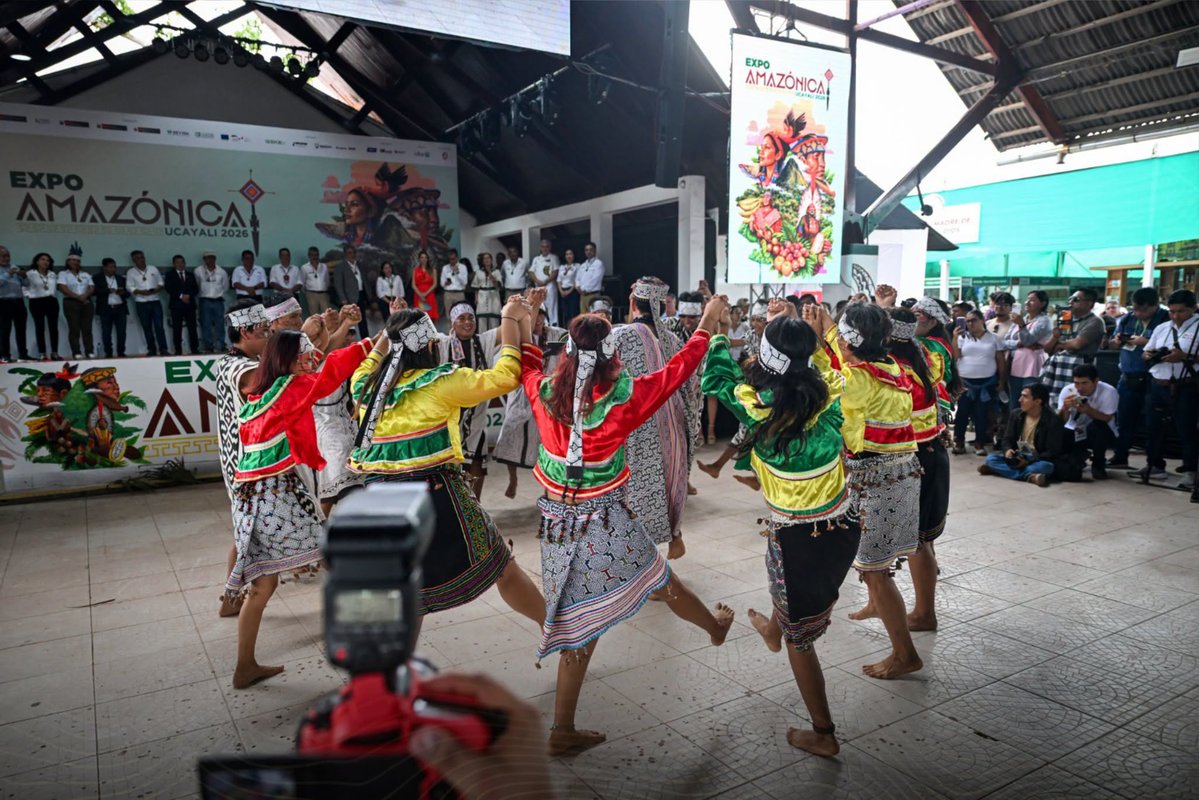 ProInversionPe's tweet photo. ☀️ ¡La Amazonía abre sus puertas a más inversión, empleo y desarrollo! PROINVERSIÓN participó en la inauguración de la Expo Amazónica Ucayali 2026, el mayor encuentro comercial que reúne a productores, emprendedores, inversionistas y autoridades con el objetivo de transformar el potencial de nuestra selva en oportunidades de progreso y bienestar para miles de familias.