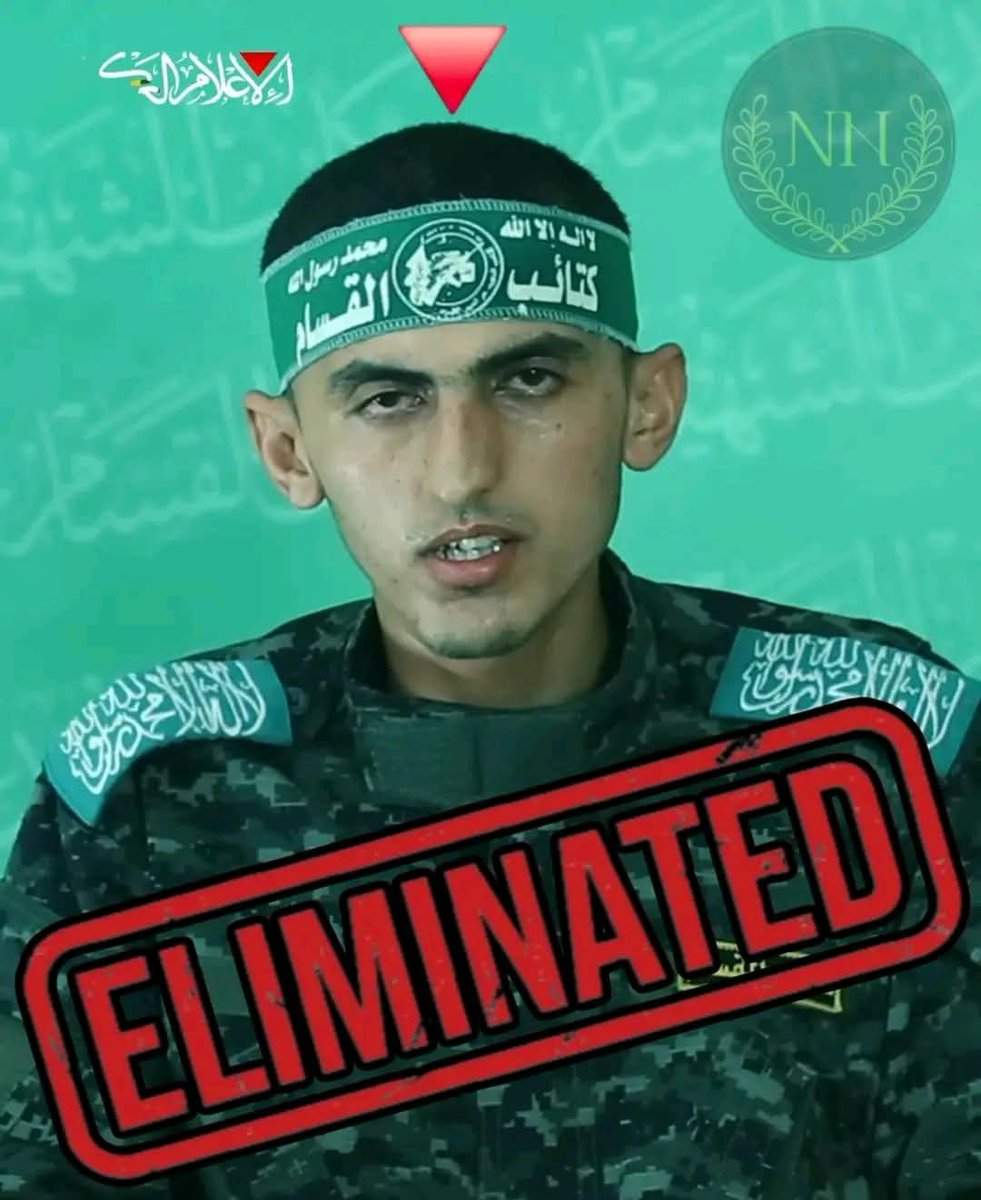 StefanikEl83115's tweet photo. 🚨ELIMINATED: The Hamas terrorist Ahmad Abdul Nasser Mahmoud was permanently neutralized by the Israeli Defense Forces in the Gaza Strip. https://t.co/4qDfS5Y993