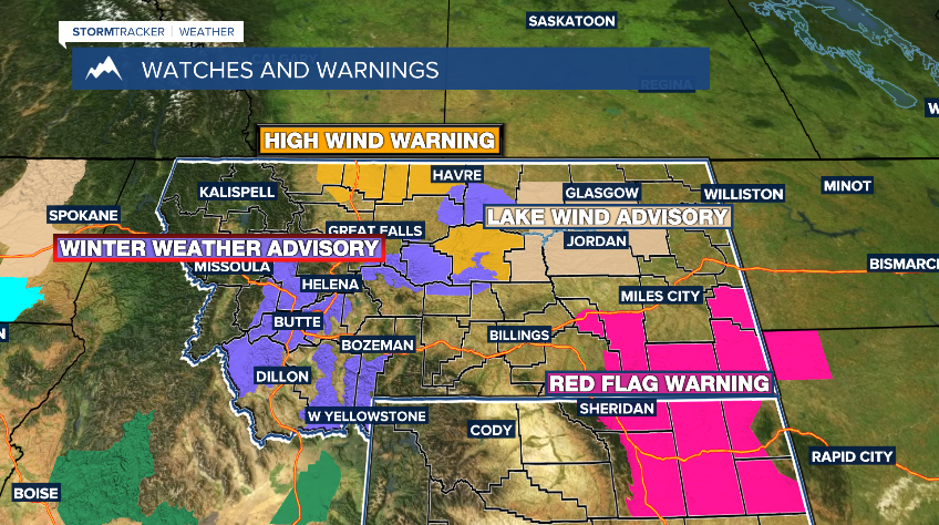 JasonStiff's tweet photo. We had our last unseasonably mild day in Montana and Wyoming on Thursday. Two storms will combine over the northern Rockies on Friday, bringing wind, rain, snow and cold! I'll have your complete 7-day weather forecast at 4:30, 5:30 &amp; 10:00PM!

#Montana #Thursday #Friday #weather https://t.co/JBKievBIak