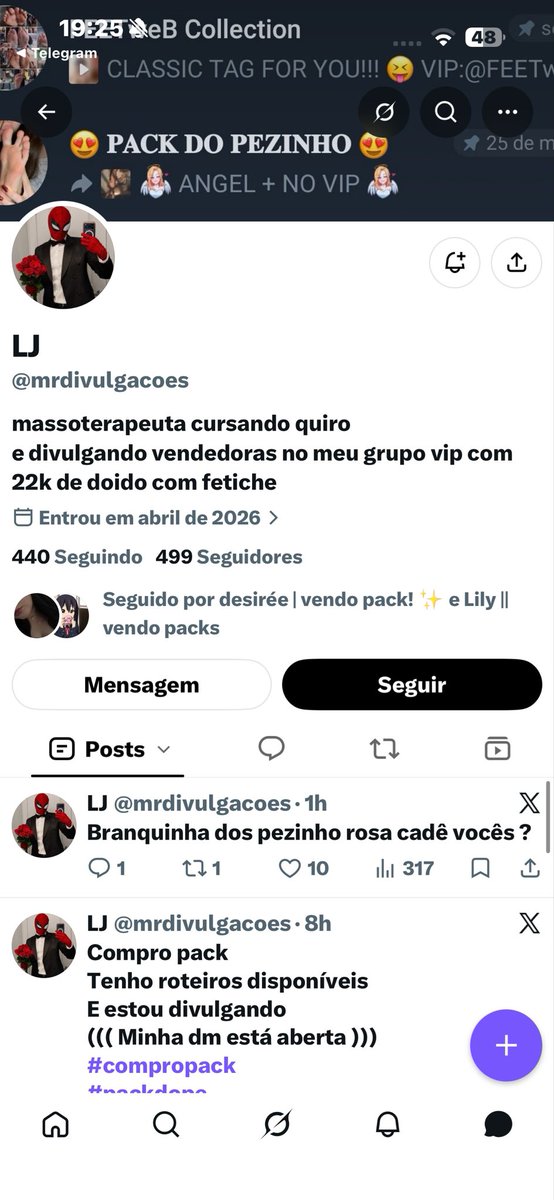 lanasexygoth's tweet photo. meninas cuidado com esse cara, ele vem com historinha e com uns papo estranho de que só vai receber o pagamento depois e não manda nada! https://t.co/AMofV2UTdF