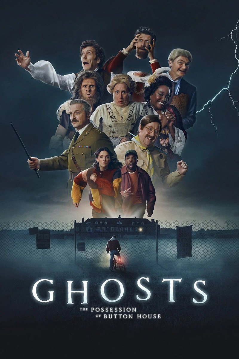 GhostsScript's tweet photo. Happy #BBCGhosts Day! In honour of the film coming out today, as well as our beloved Ghosts, we have decided to come back as well! The lot of you loved our tweeting of Series 1–Series 5, and so, for one last time, we are bringing it back by tweeting the script of the film! 👻 https://t.co/aMkq7Yshkf