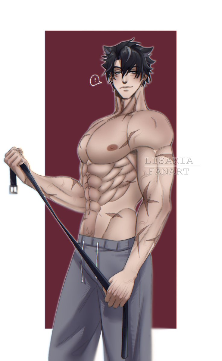 ArtByLisaria's tweet photo. Looks like Wriothesley just got an idea 😉

#wriothesley #fanart #genshinimpact #art #drawing https://t.co/UYrncHKeWf