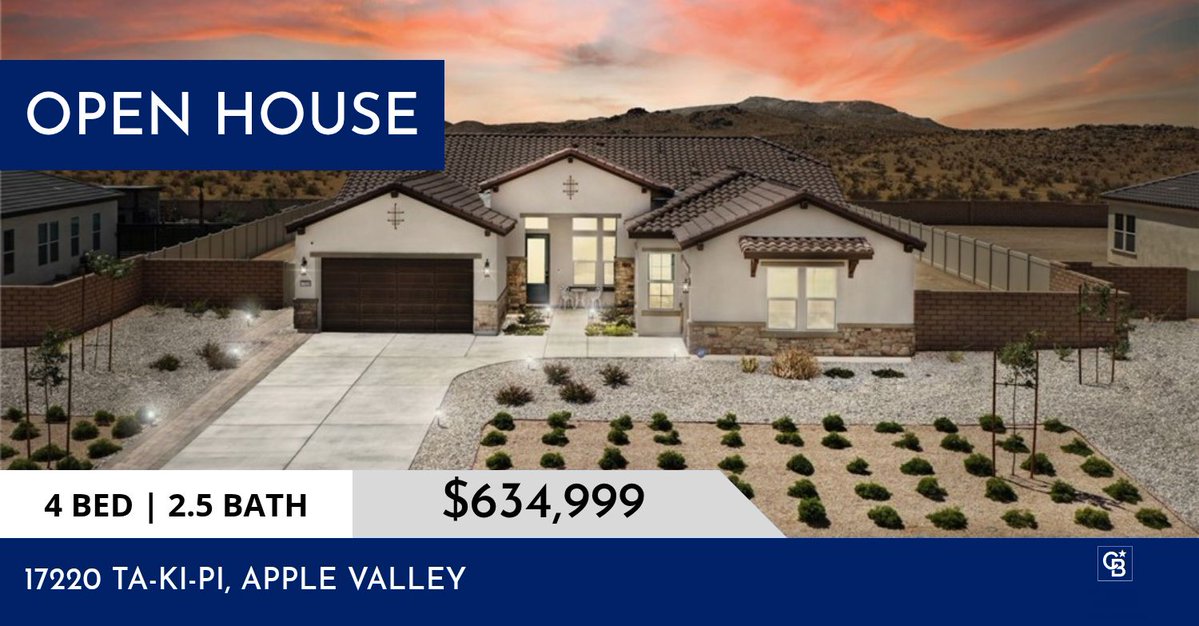 CBHomeSource's tweet photo. OPEN HOUSE!
Sunday, October 25 11:00 AM - 3:00 PM
Come find your dream home with us!
Listed by Shannon Micek
Phone: (760) 242-6000
Cell: (760) 684-1907
shannon.micek@cbhomesource.com
#openhouse

#cbhomesource #realestate #cblancaster #highdesert #househunting https://t.co/r5VUBa9R1X
