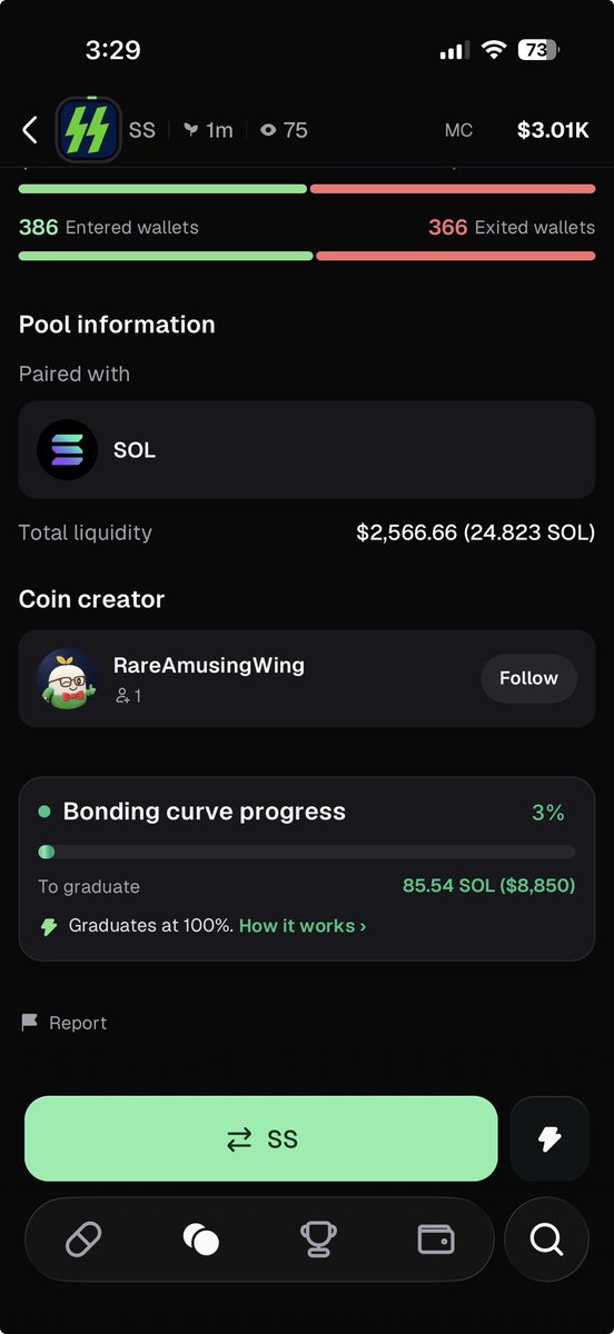 RottiOnSol's tweet photo. Maybe we have a general rule in the trenches
When accounts like this make coins we don’t play them.
Rugged with 200holders and climbing. 
No reason for this behaviour 
#PumpFun #Memecoins #CryptoCommunity https://t.co/rxEXlqgGNy