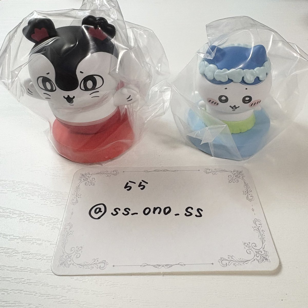 ss_ono_ss's tweet photo. 【交換】ちいかわ ふりふりヘッドフィギュア

譲)セイレーン、ハチワレ

求)うさぎ、くりまんじゅう

2:2での交換
または
うさぎ決まり次第くりまんじゅうとの交換

郵送対応
お気軽にお声掛けください https://t.co/9QNYmmD2Ay