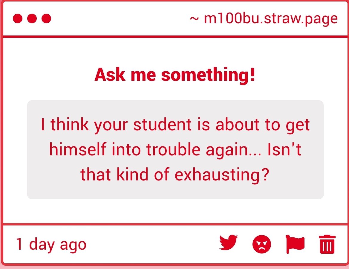M100BU's tweet photo. No, it's not.
Arataka-kun is my student. I want to be there for him. I think it's sad that society thinks of this kind of thing as a bother. https://t.co/tqZ2WeVcNM