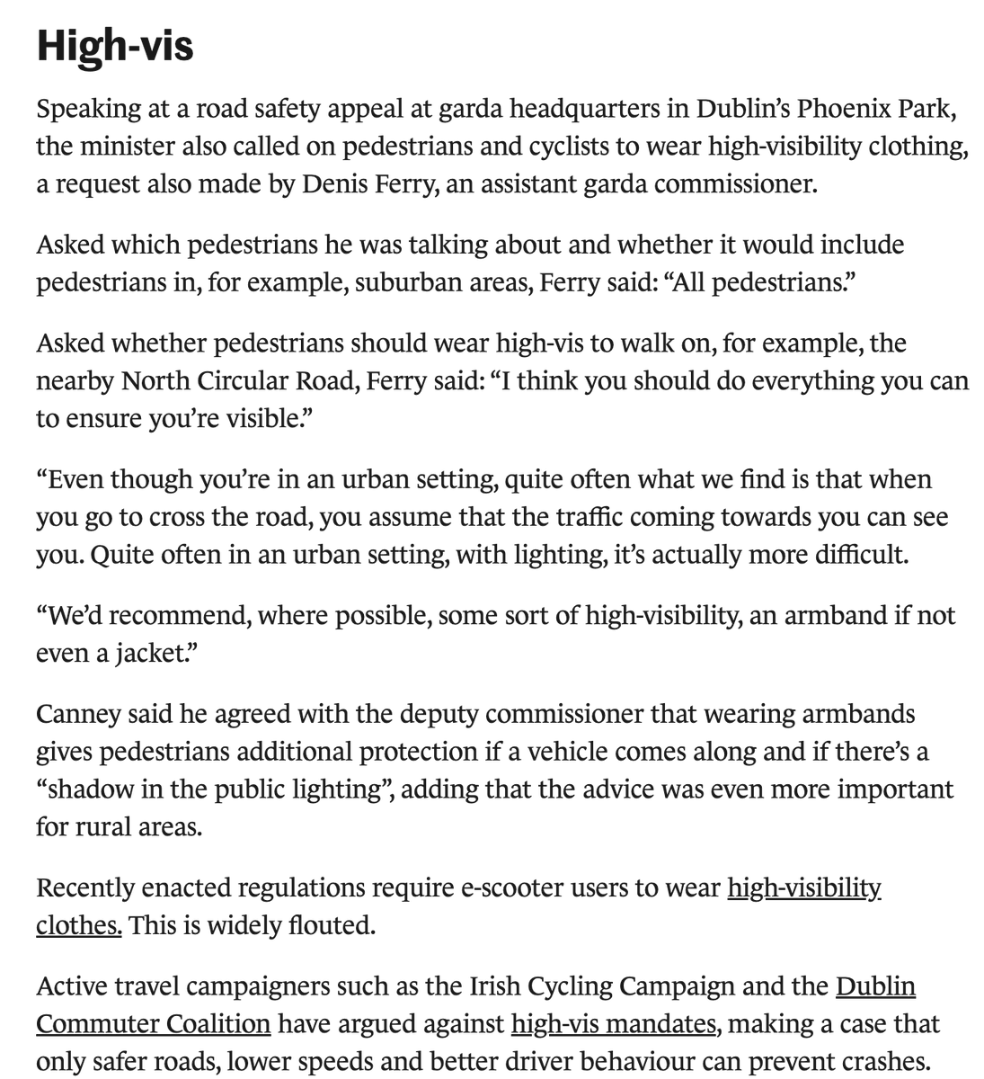 CianOConcubhair's tweet photo. Extraordinary line from Garda management here

It's beyond their ability to conceive that motorist behaviour might be a driver of increasing road deaths... (poor enforcement is unspeakable, of course)

Glad to see the safety of our children is in such dynamic &amp; inspired hands https://t.co/WxDWGHg5d8