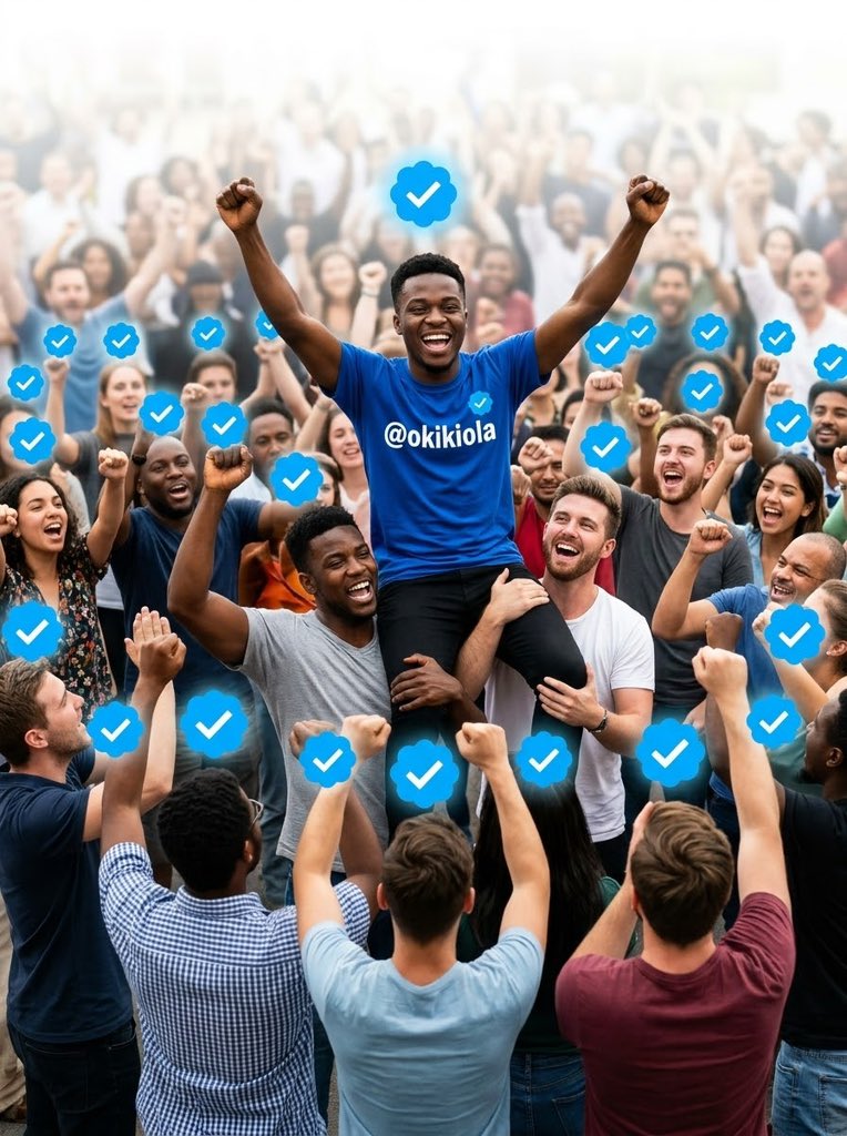 okikiola0529's tweet photo. 23k verified followers needed 

Say >>>>>>>> lift up 

Let’s build together https://t.co/CgUMaj0e69