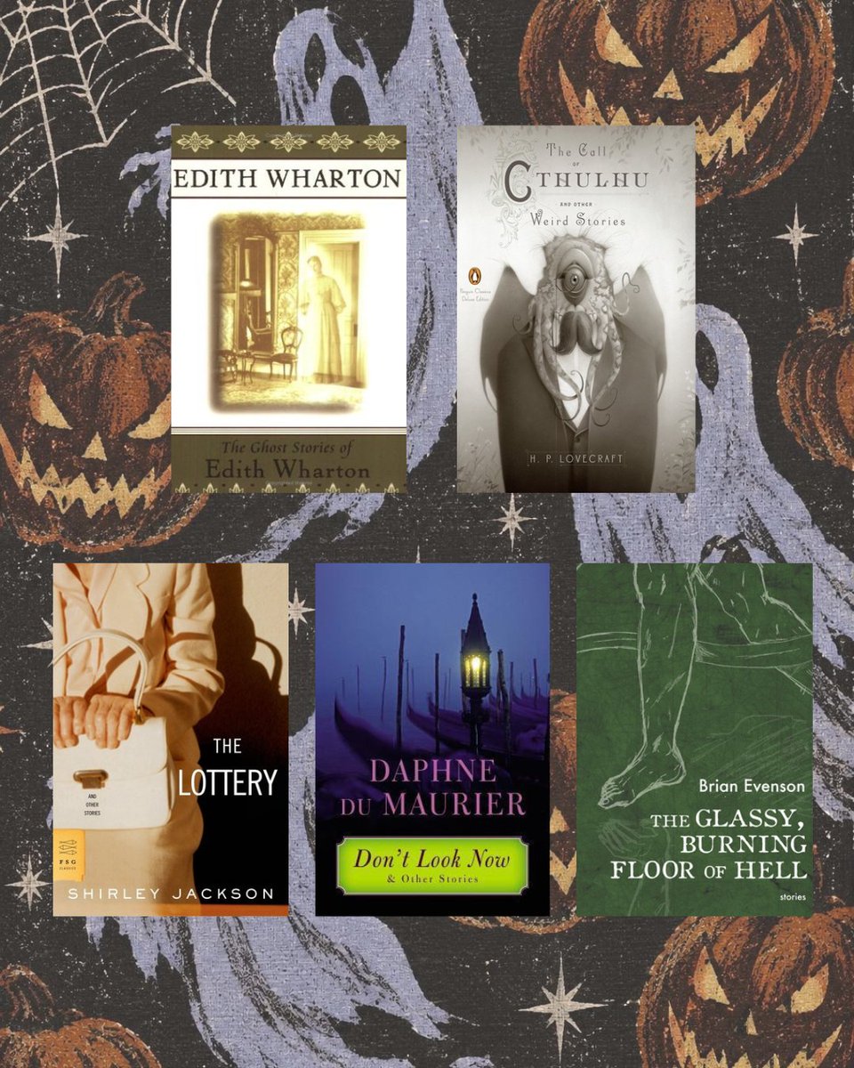 lhuilederose's tweet photo. Want to read a horror short story collection before the month is over. Here are my options https://t.co/Ln0TYEMgnJ