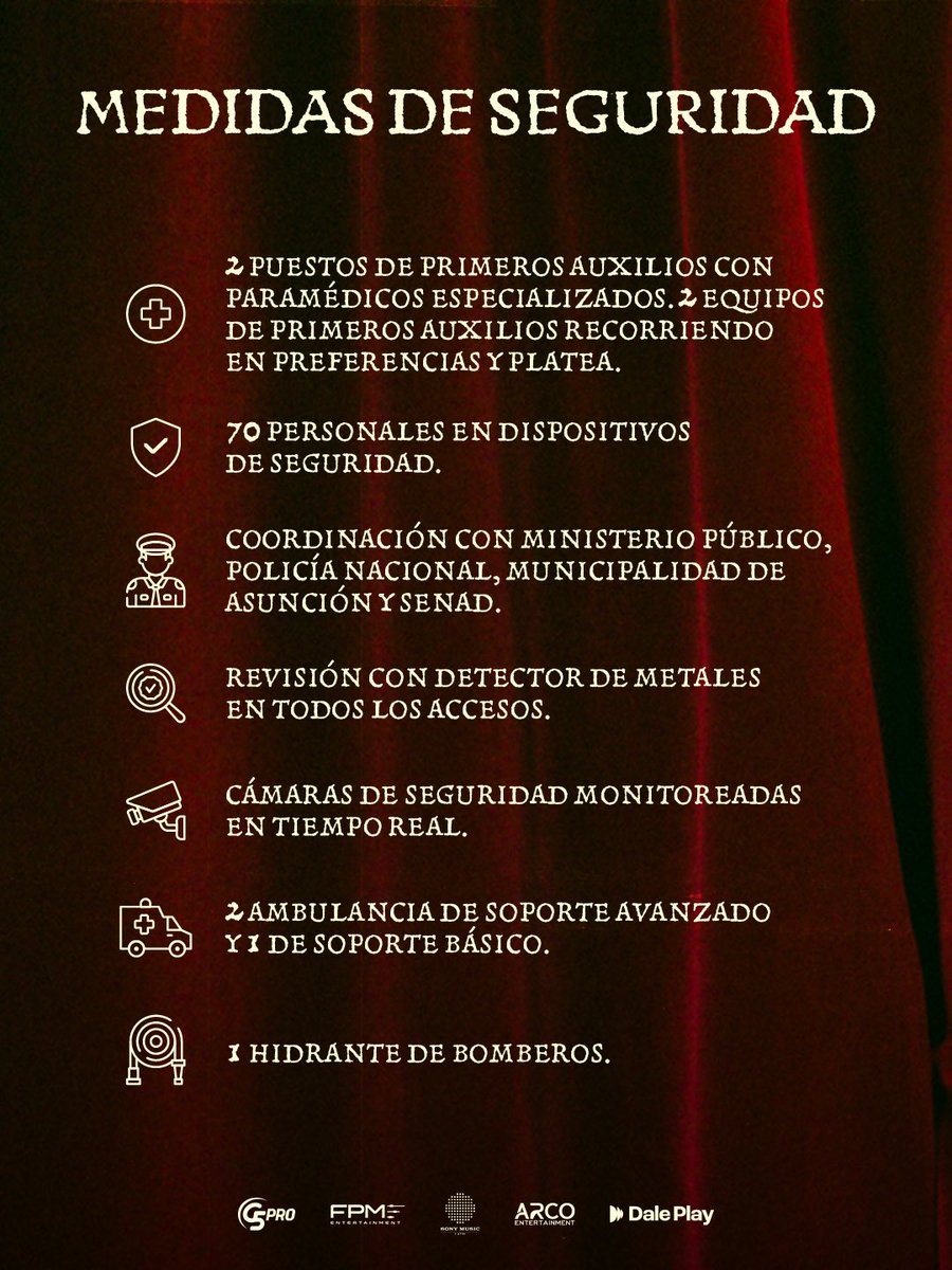 G5pro's tweet photo. 𝙄𝙉𝙁𝙊 𝙎𝙃𝙊𝙒 ⚠️

Todo lo que necesitas saber: 𝘼𝙘𝙘𝙚𝙨𝙤𝙨, 𝙧𝙚𝙘𝙤𝙢𝙚𝙣𝙙𝙖𝙘𝙞𝙤𝙣𝙚𝙨, 𝙚𝙡𝙚𝙢𝙚𝙣𝙩𝙤𝙨 𝙥𝙧𝙤𝙝𝙞𝙗𝙞𝙙𝙤𝙨, 𝙥𝙚𝙧𝙢𝙞𝙩𝙞𝙙𝙤𝙨 𝙮 𝙢𝙚𝙙𝙞𝙙𝙖𝙨 𝙙𝙚 𝙨𝙚𝙜𝙪𝙧𝙞𝙙𝙖𝙙... ¡Deslizando! 📲✅️

@CamiloMusica ✨🎤 𝙋𝙖𝙧𝙖 𝙘𝙪𝙖𝙣𝙙𝙤 𝙨𝙚𝙖𝙣 𝙢𝙖𝙮𝙤𝙧𝙚𝙨 Tour 2026 😎
Viernes 23 de Octubre 📆
Arena ueno SND 📍

𝙐́𝙇𝙏𝙄𝙈𝘼𝙎 𝙀𝙉𝙏𝙍𝘼𝘿𝘼𝙎 𝘿𝙄𝙎𝙋𝙊𝙉𝙄𝘽𝙇𝙀𝙎 en @TicketeaPy https://t.co/oeuHU7vZ9E 🎫