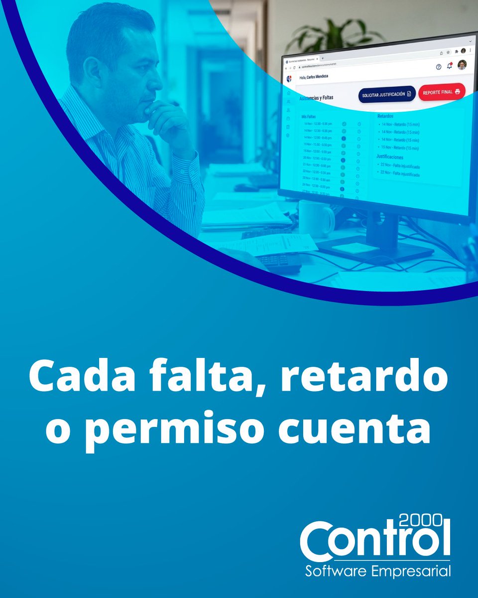 Control2000's tweet photo. ¿Quieres verlo en acción? Solicita una demo en el link. 😎
https://t.co/7oKds760pM 👀

#Control2000 #NominaC2K #AuxiliarRHC2K https://t.co/p9sLUPEIoL