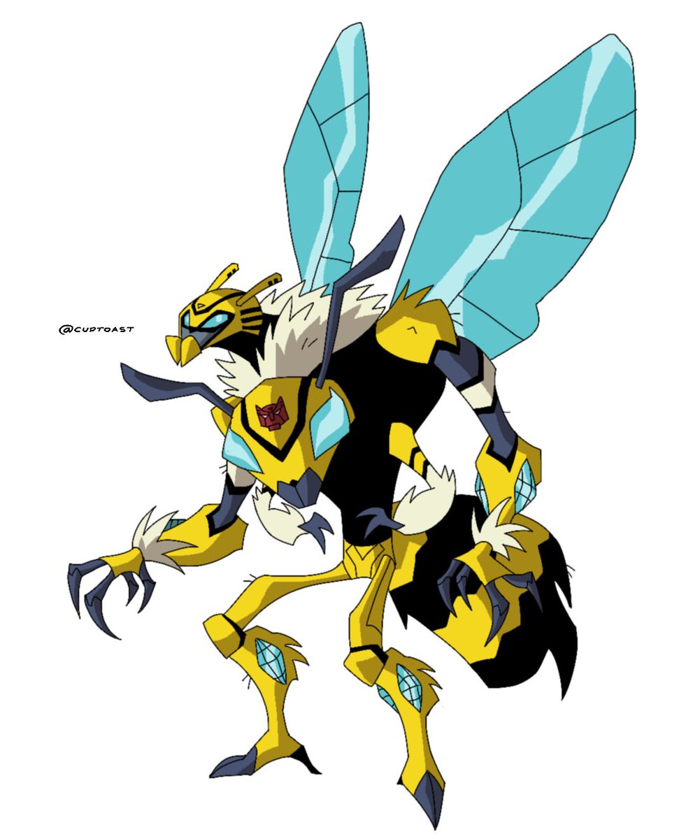 cupTWOst's tweet photo. technorganic bumblebee 

#TFA #TransformersAnimated https://t.co/lDohOyT8RM