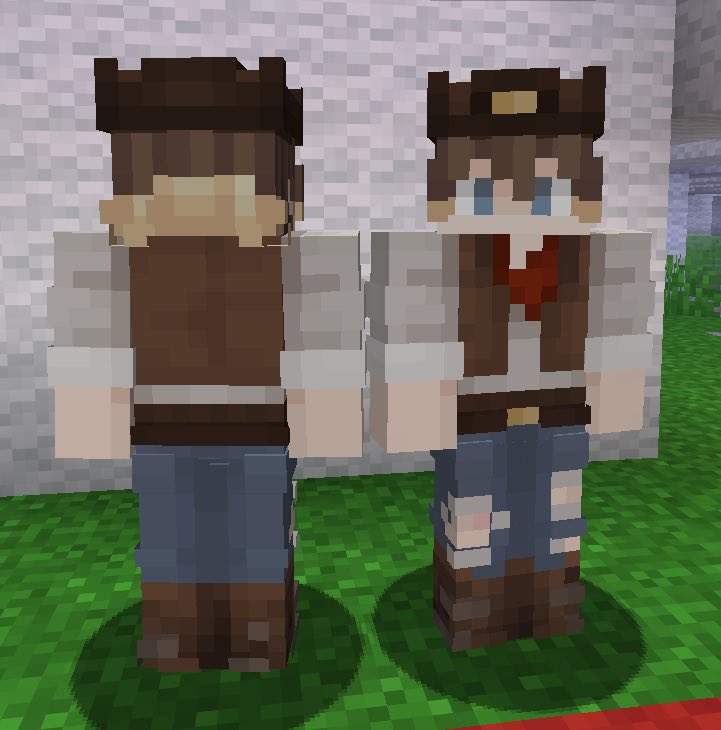 junbleep's tweet photo. wasn’t sure what hair color streamer wanted, so i also made a brown + two-toned ver if needed 🙇🙇 https://t.co/XEDm6bvn9z