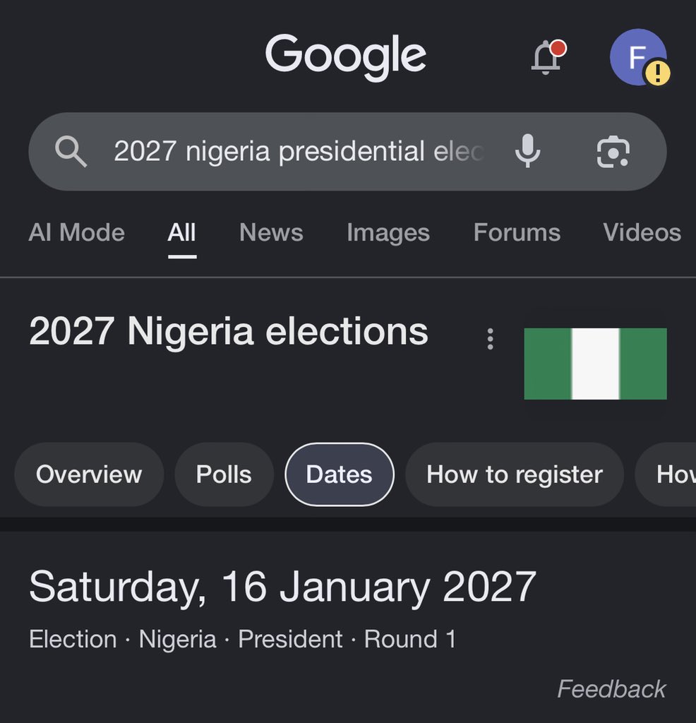Naijaclipx's tweet photo. Yall are just ranting online, I bet yall don’t know this is how fast approaching the 2027 election date is. WAKE UP 🗣️ https://t.co/hOAsGOuYCd