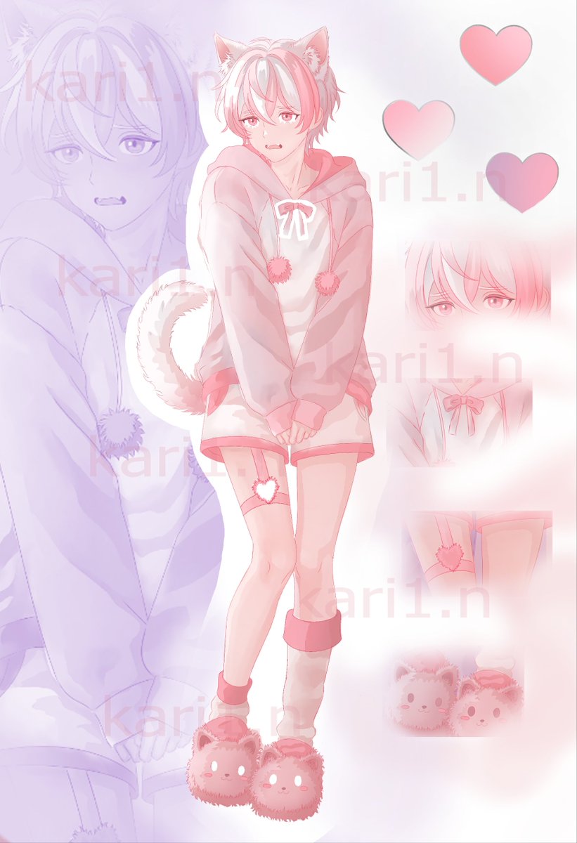 kari1_1n's tweet photo. My first adoptee is very cute🐾
#adopt #OC #artmoots https://t.co/wxqzRoMMjh