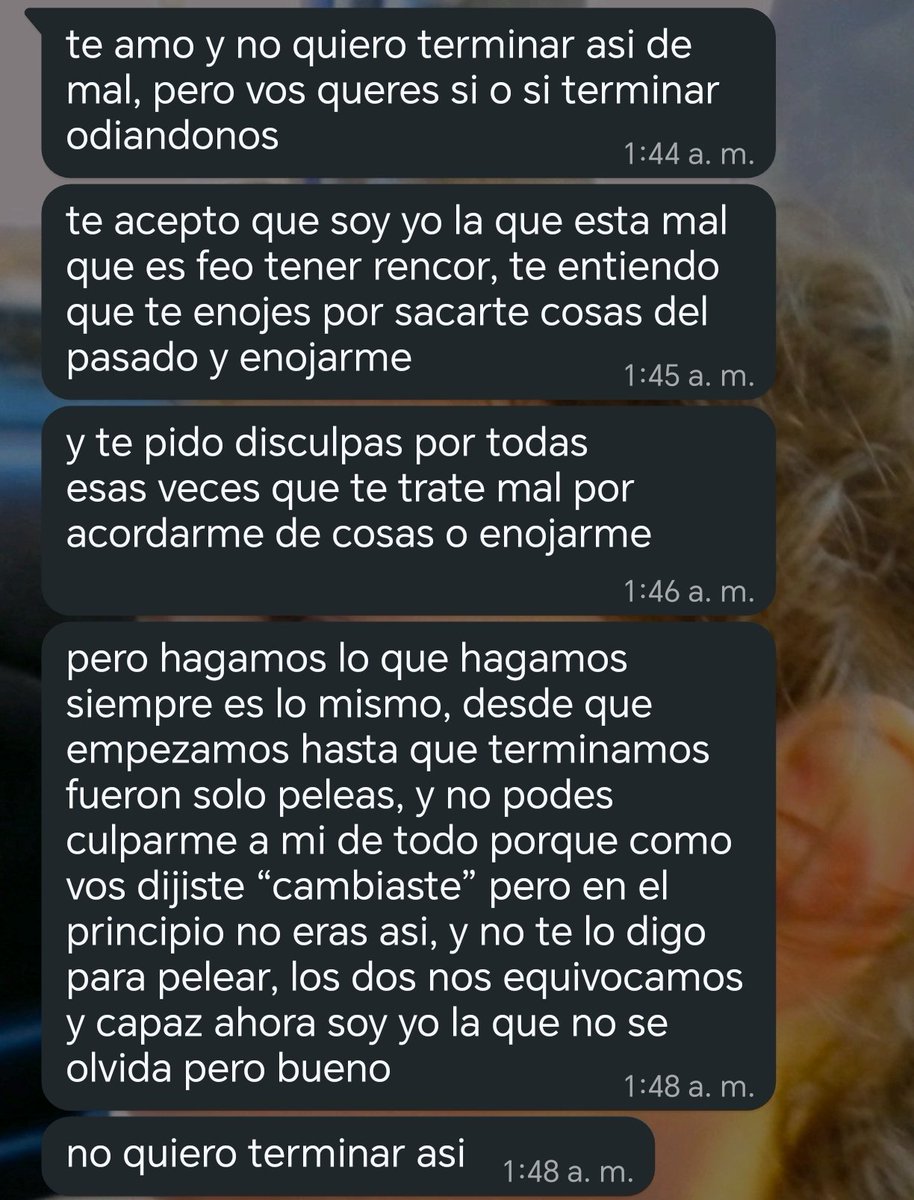 vale_caratti7's tweet photo. Se muy bien que las personas se cansan y no te culpo, pero te olvidaste de todo tan rápido amor mío, nosé si decís las cosas enojada o con tristeza pero no puede terminar nuestra historia y nuestro amor de esta manera, mi patita nunca dejaría que las cosas acaben asi🫩 https://t.co/GbmfuETFXQ
