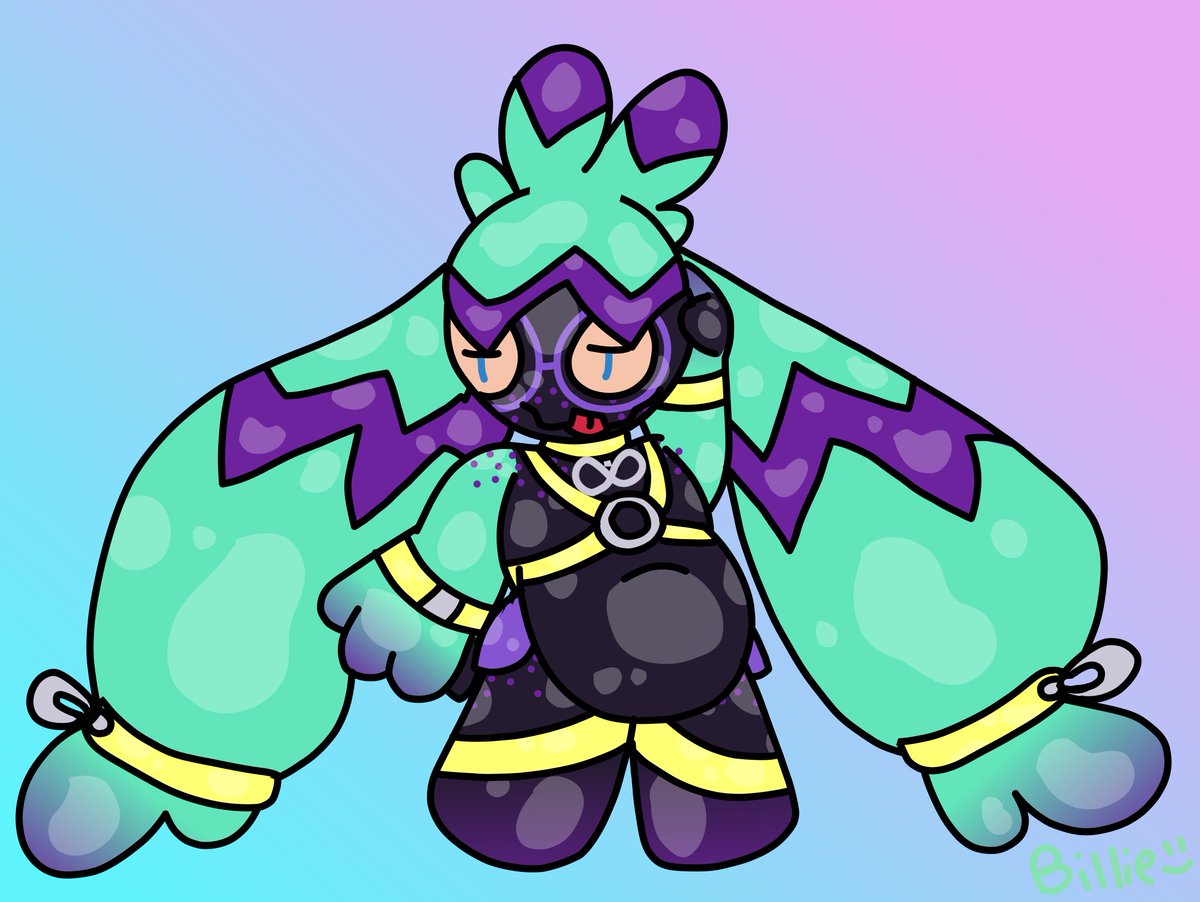 billielambchop's tweet photo. heard of rubbermon in the past so uhhhhhhh rubbermon sona? technically forcefemme if you think really hard about it (sorry for not drawing the hammer i promise it exists okayyyyyyyyy)
#permatf #rubbermon #suiting #transformation https://t.co/4PFkWlyVxo