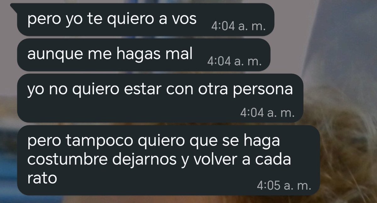 vale_caratti7's tweet photo. Se muy bien que las personas se cansan y no te culpo, pero te olvidaste de todo tan rápido amor mío, nosé si decís las cosas enojada o con tristeza pero no puede terminar nuestra historia y nuestro amor de esta manera, mi patita nunca dejaría que las cosas acaben asi🫩 https://t.co/GbmfuETFXQ