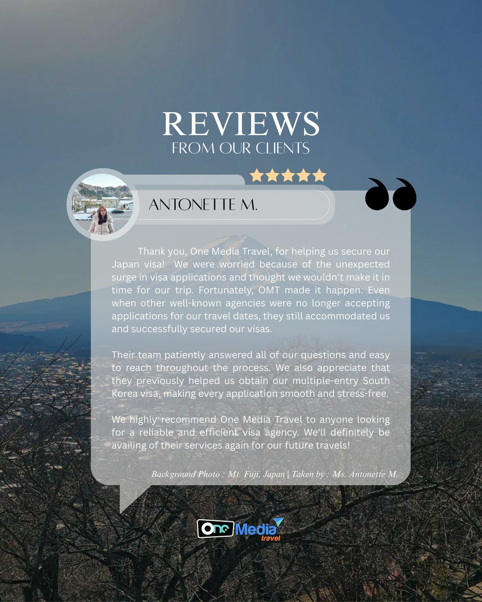 FernandoAdz1's tweet photo. More than a service, we’re your long-term travel partner. From Korean visa processing to Asia tours and everything in between, we make travel planning hassle-free. Where to next? DM us to get started. https://t.co/80lB65hlVm